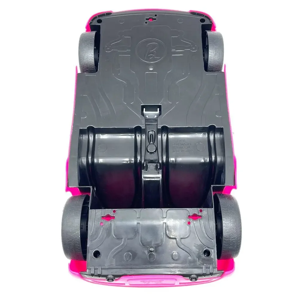 Barbie Mattel Pink White Convertible Sports Car Seatbelts 2 Seat Glam 2013 BDF38